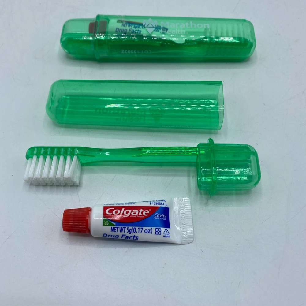 Miniature Tubes of Toothpaste Tiny Micro Colgate 3ml Travel 5 Grams .17 0z Set 2